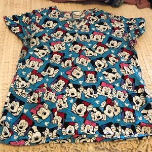 Disney scrub top